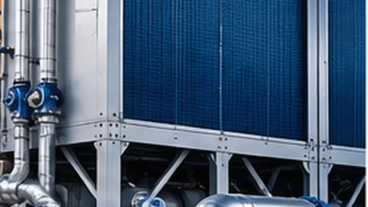 Technician chiller maintenance dan inspection di fasilitas industri Bekasi
