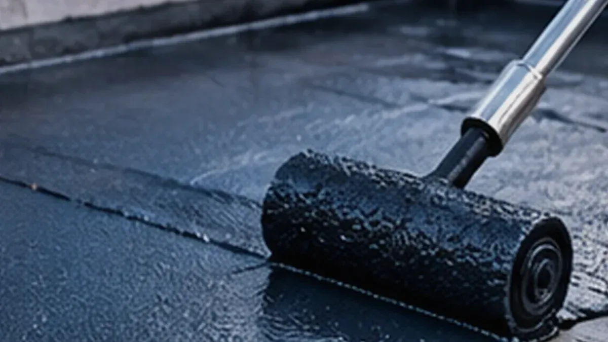 Pekerjaan waterproofing pada atap dan area bangunan industri